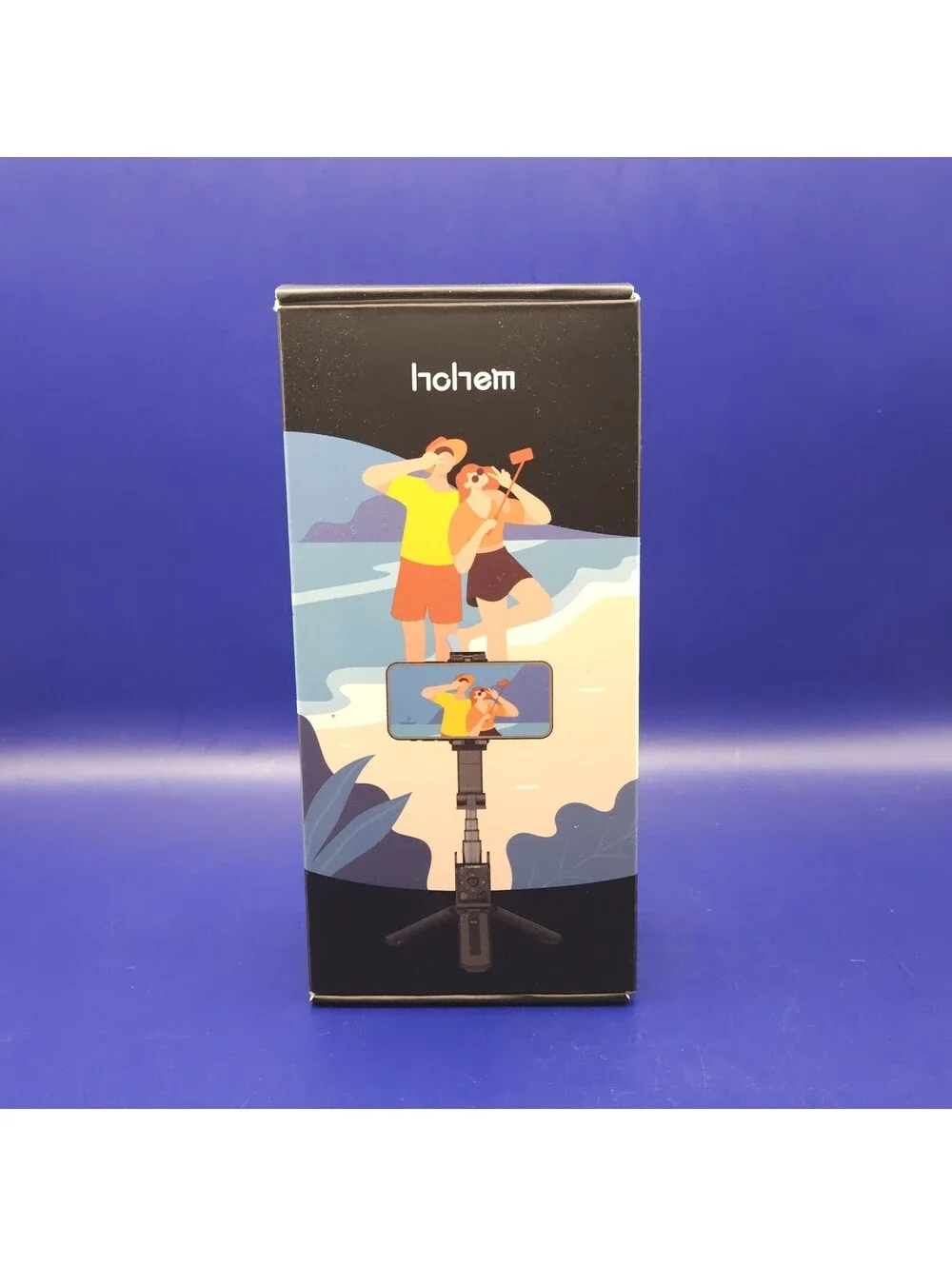 New Hohem iSteady Q Single-axis Selfie Gimbal Stabilizer 360° Wireless Remote